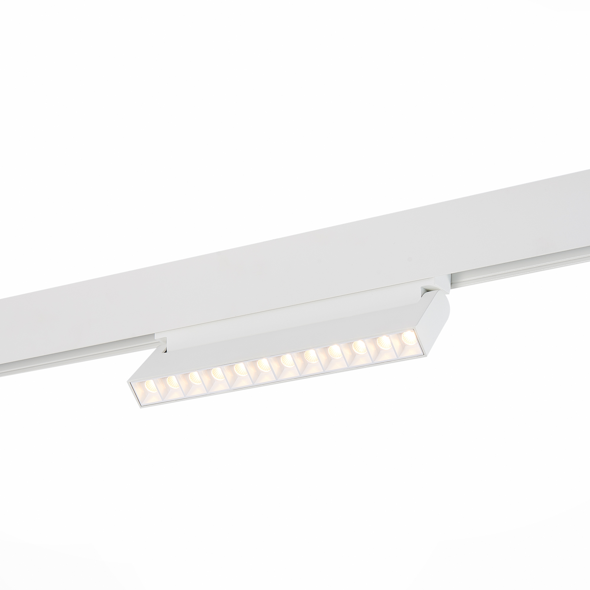 ST364.536.12 Магнитный трековый светильник белый LED 1*12W 3000K 1 009Lm Ra>80 36° IP20 L219xW22xH108 48V ST364