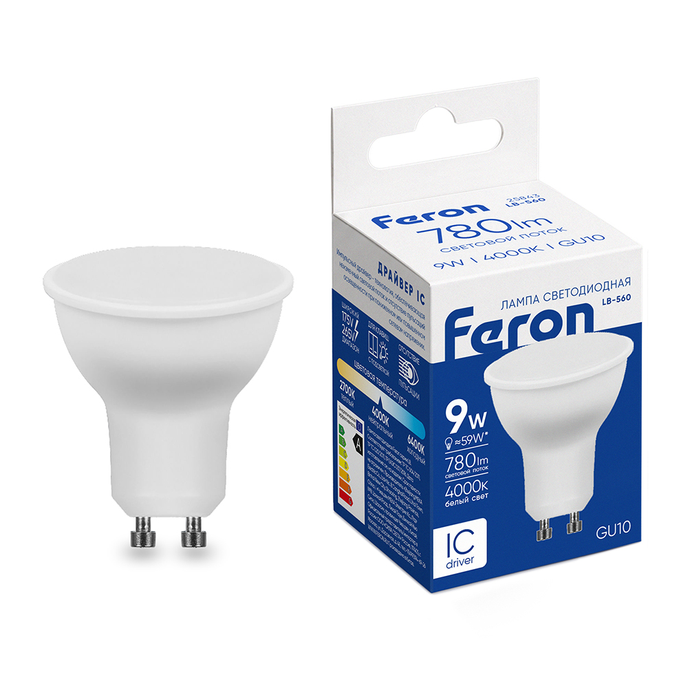 Светодиодная лампа Feron 25843 белый (дневной)