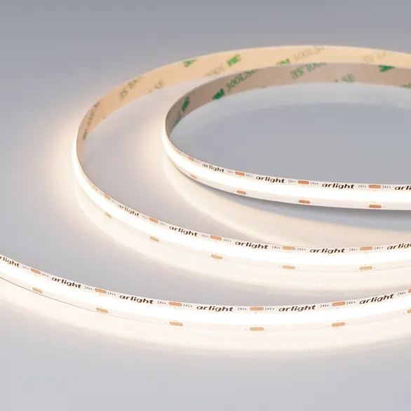 Светодиодная лента COB-X576-10mm 24V Day4000 (15 W/m, IP20, 5m) (Arlight, высок.эфф.150 лм/Вт) 059119