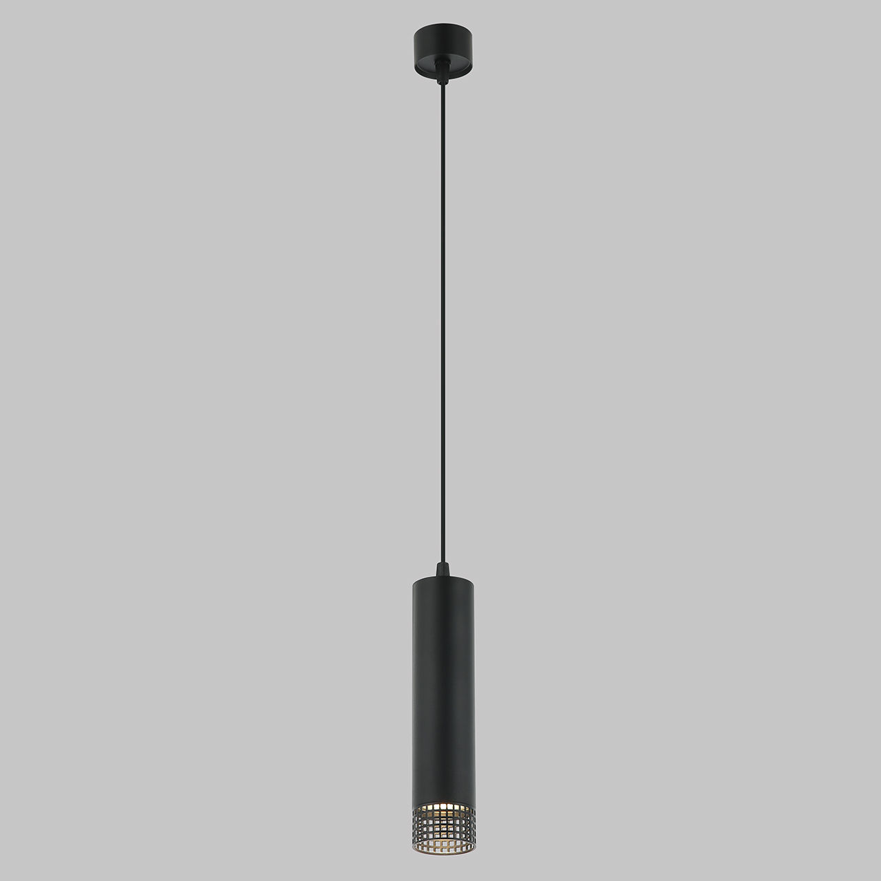 Светильник GU10 1*50W потолочный подвесной Черный IL.0005.5300-P-BK