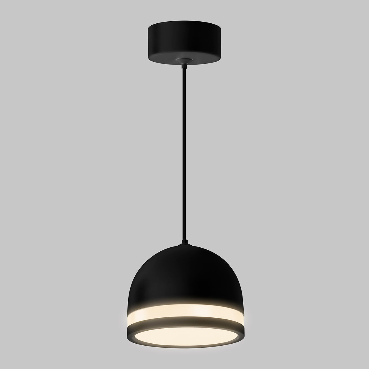 Светильник GX53 1*12W подвесной Черный IL.0005.2900-P-BK