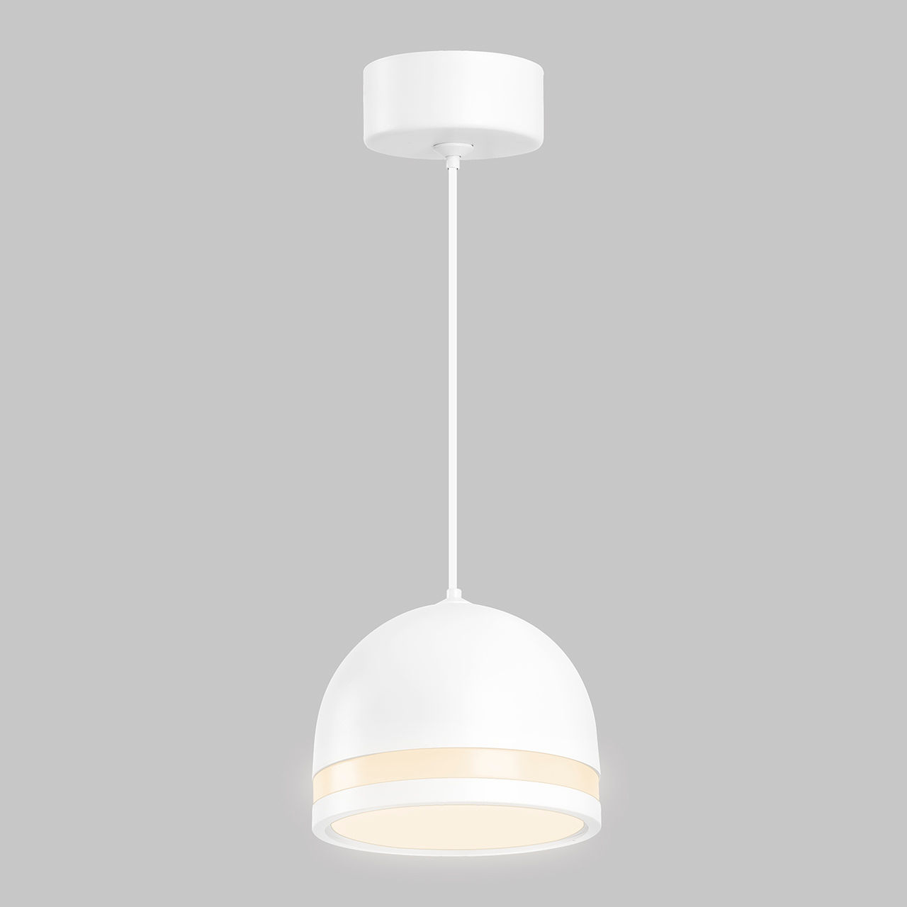 Светильник GX53 1*12W подвесной Белый IL.0005.2900-P-WH